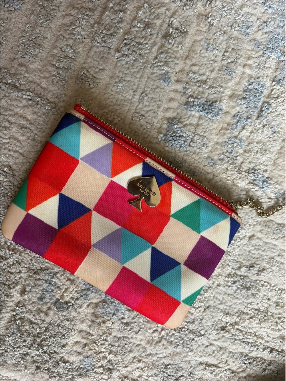 Kate Spade New York Multi-Color Geometric Print Wristlet